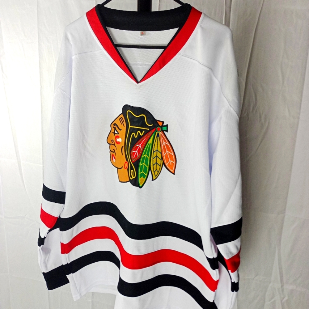 Clark Griswold Blackhawks X-Mas Christmas Hockey Jersey